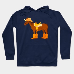 Back in the Saddle Unicorn Hoodie